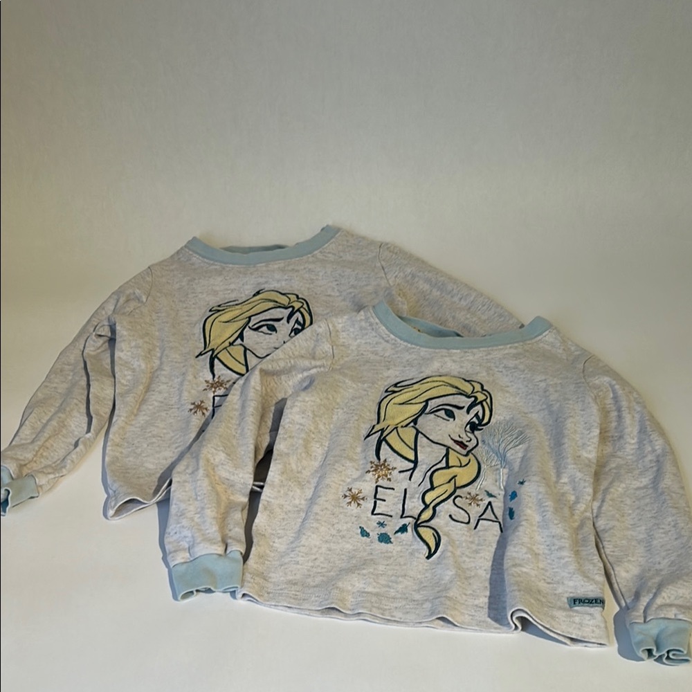 Frozen Elsa PJ top 2 set bundle (xs)